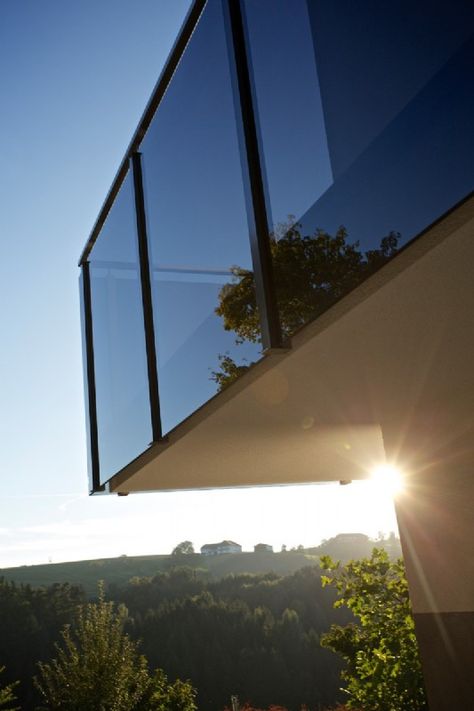 Terrassengeländer aus Glas