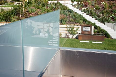 Geländer aus Glas