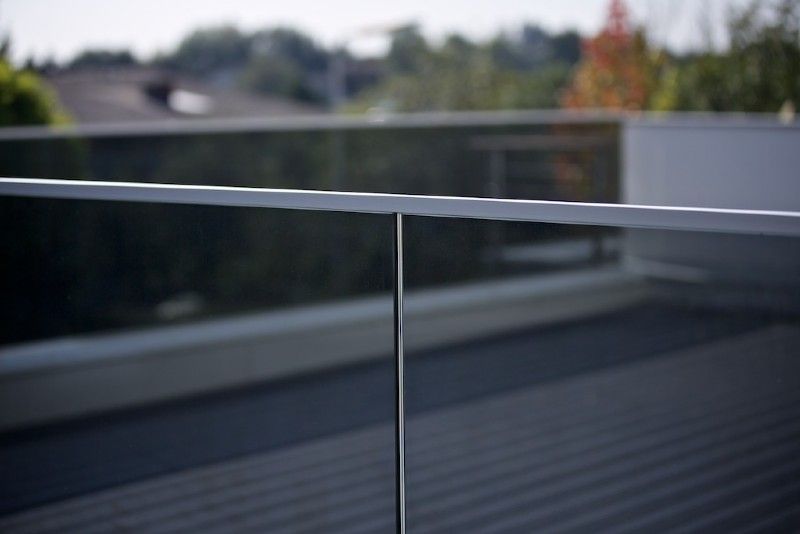 Geländer aus Glas
