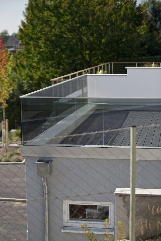 Terrassengeländer aus Glas