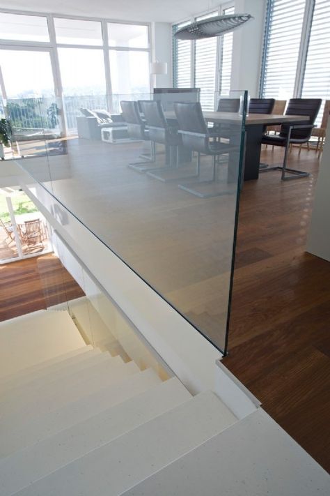 Treppengeländer aus Glas