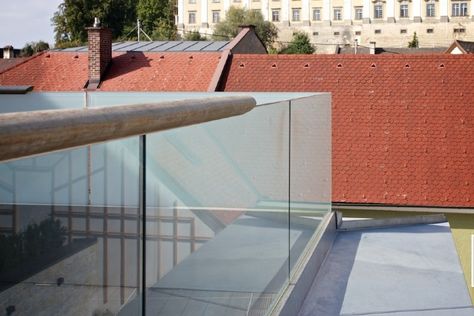 Geländer aus Glas