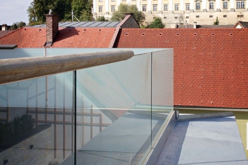 Geländer aus Glas