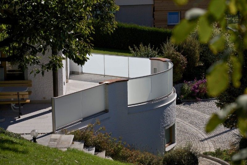Terrassengeländer aus Glas