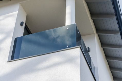 Geländer aus Glas