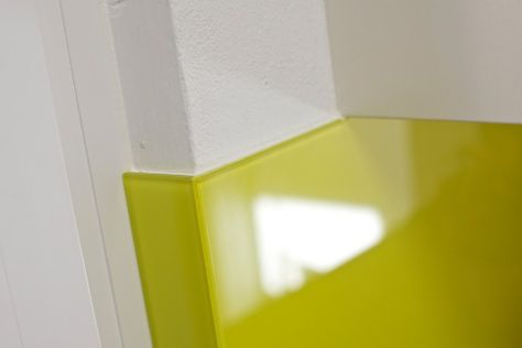 Küchenrückwand aus Glas