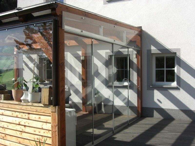 Wintergarten aus Glas