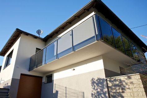 Treppengeländer aus Glas